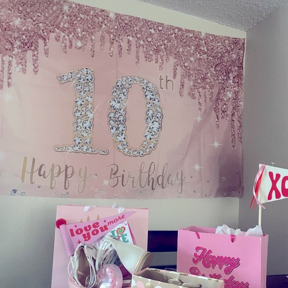 Other - 10th birthday banner ❤️ 5/$25 💜